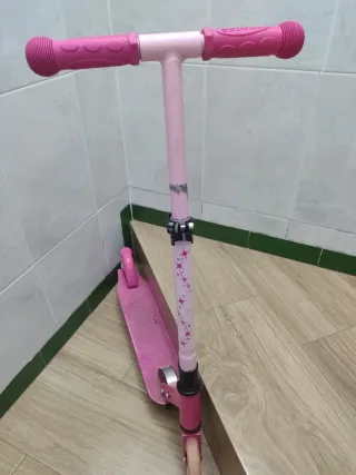 Patinete rosa 2 ruedas