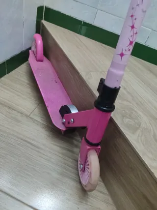 Patinete rosa 2 ruedas