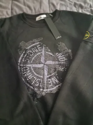 Sudadera Stone Island Negra