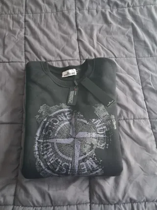 Sudadera Stone Island Negra