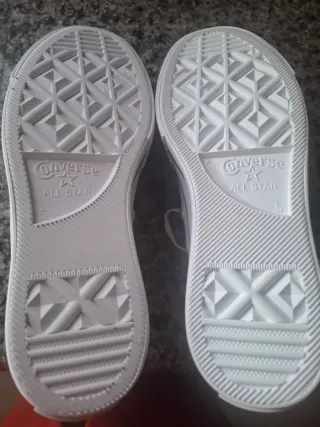 Zapatillas Converse Piel Blancas Talla 37