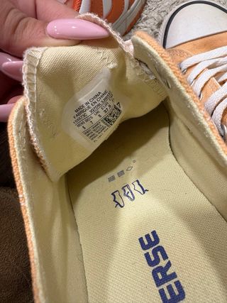 Converse Bajas Salmón Talla 38