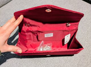 Pochette donna rossa