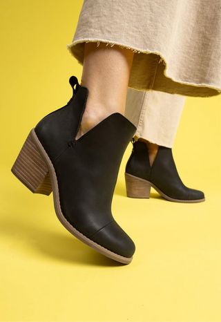 Botines TOMS Everly Piel Negro Talla 37.5