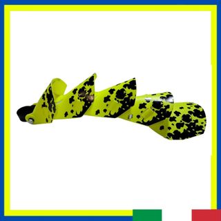 Parafango Posteriore OldStyle Giallo Fluo Nero MTB