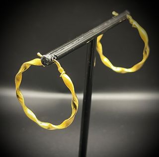 Pendientes Aro Oro 18K 2.56gr