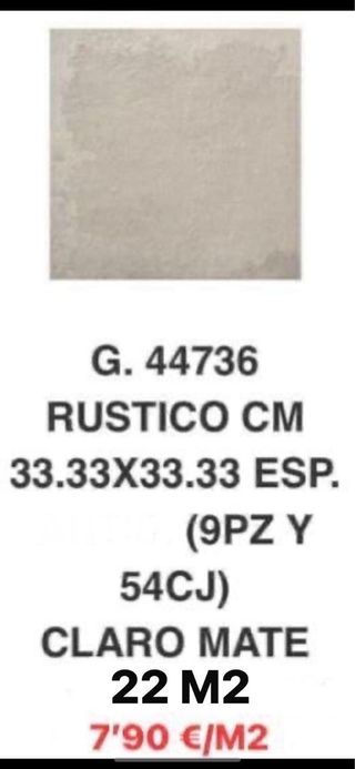 Stock de Azulejo Porcelánico primera calidad