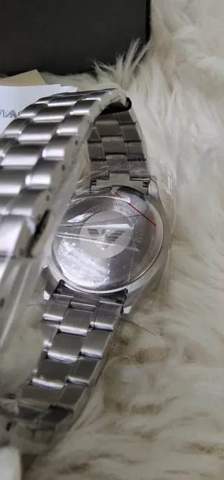 Reloj Emporio Armani Hombre Azul y Plateado