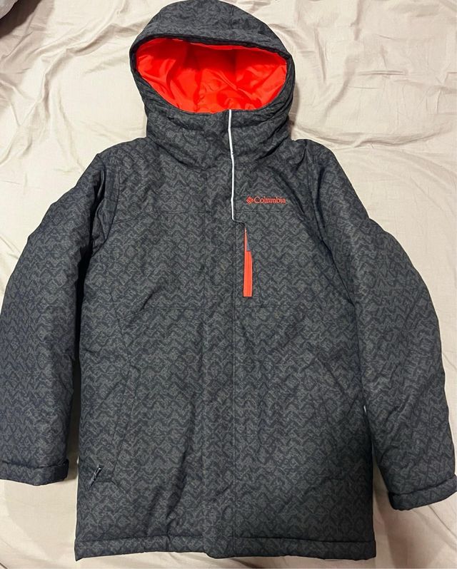 Chaqueta Columbia Negra y Gris