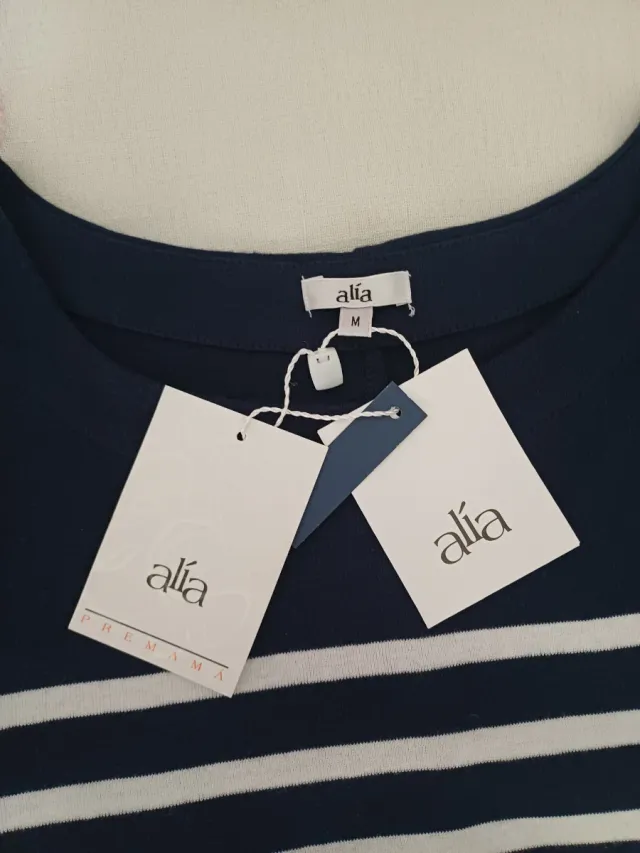 Jersey premamá Alía rayas azul/blanco Talla M