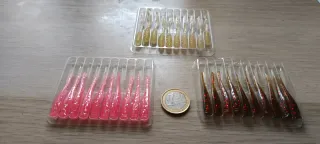 Lote 3 paquetes señuelos pesca rock fishing