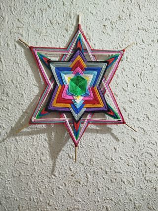 Mándala hecho a mano