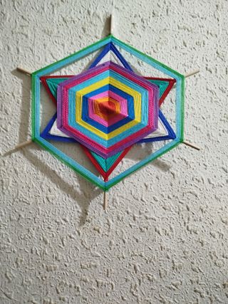 Mándala hecho a mano