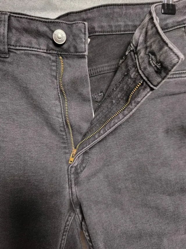 Vaqueros H&M Divided Skinny Tiro Alto Negros