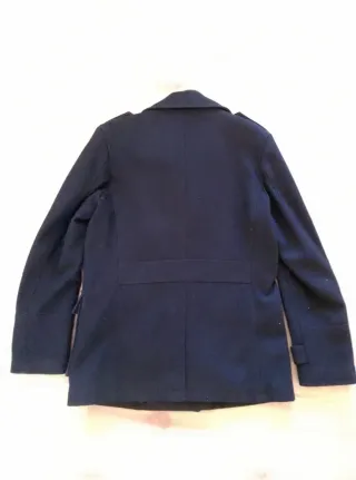 Abrigo paño ZARA negro