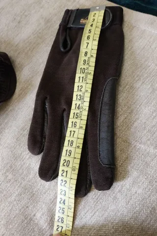 Guantes de equitación Gold Horse Marrón