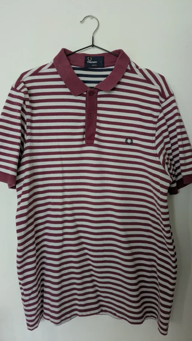Polo Fred Perry vintage rayas Talla L
