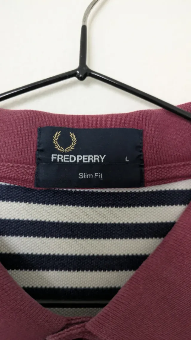 Polo Fred Perry vintage rayas Talla L