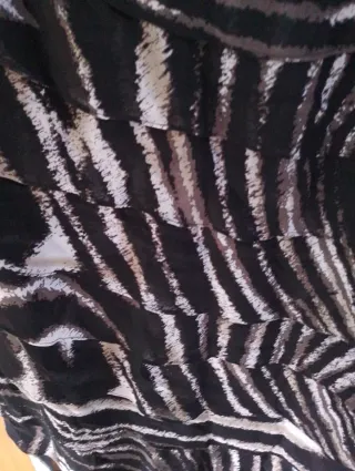 Vestido estampado cebra fiesta