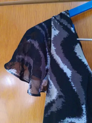 Vestido estampado cebra fiesta