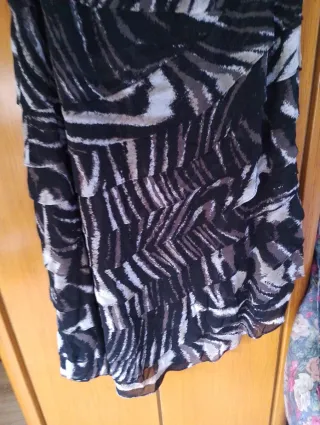 Vestido estampado cebra fiesta