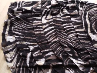 Vestido estampado cebra fiesta