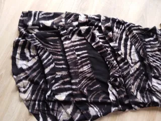 Vestido estampado cebra fiesta