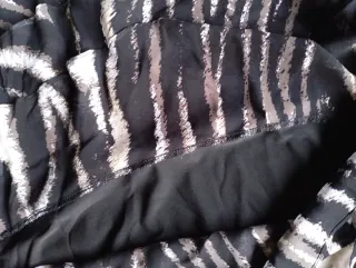 Vestido estampado cebra fiesta