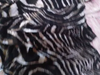 Vestido estampado cebra fiesta