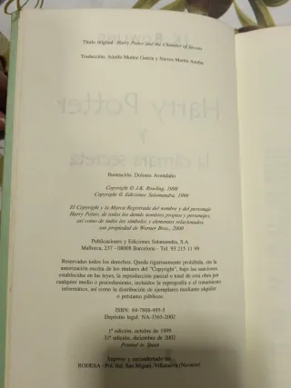 Harry Potter y la cámara secreta