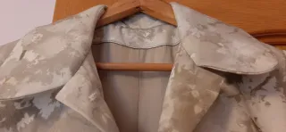 Abrigo fiesta/ceremonia beige y gris