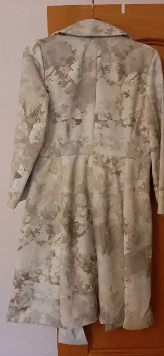 Abrigo fiesta/ceremonia beige y gris