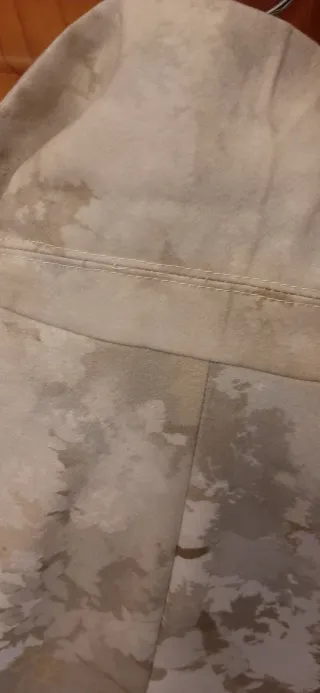 Abrigo fiesta/ceremonia beige y gris