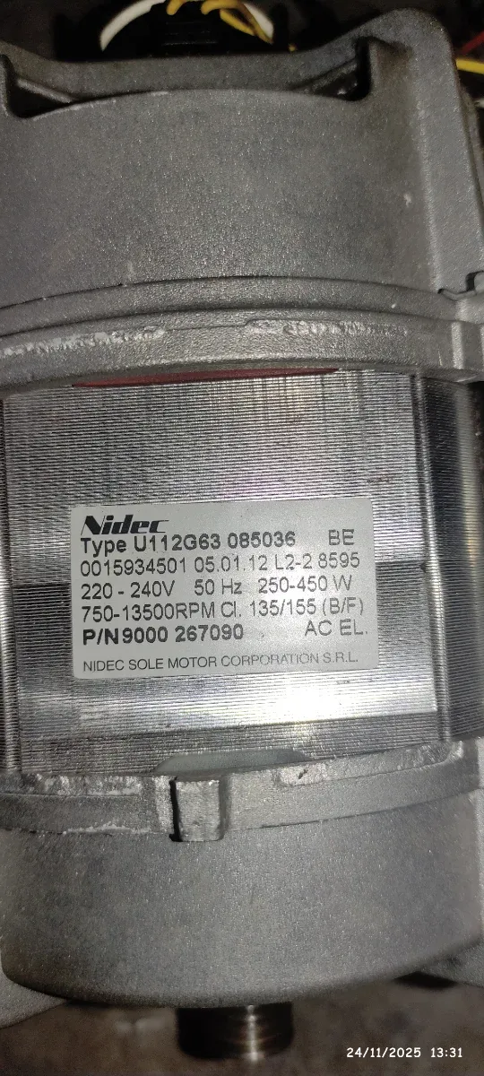 Motor lavadora 250-450W