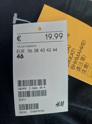 Pantalón premamá negro sin estrenar