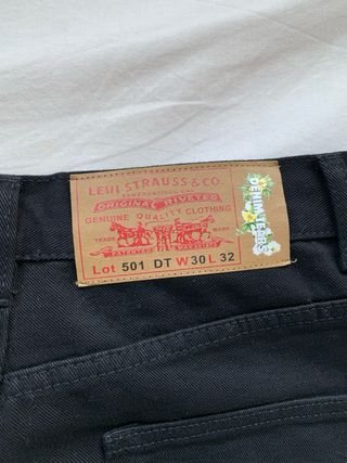 Pantalón Denim Tears x Levi's Negro
