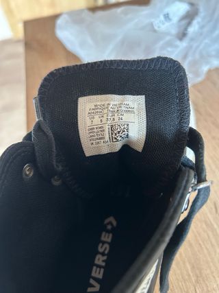 Zapatillas Converse Piel Negras