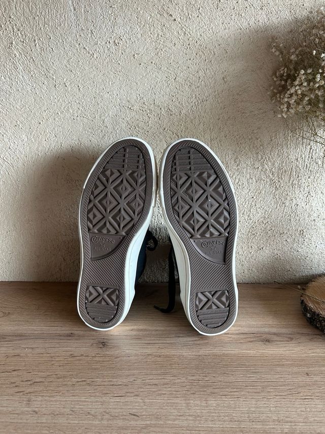 Zapatillas Converse Piel Negras