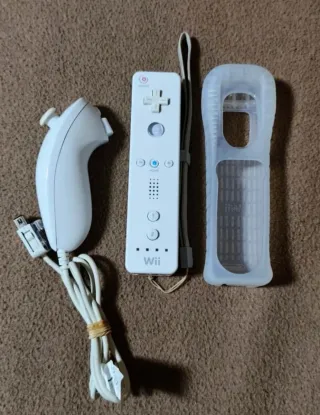 Mando Nintendo Wii + Nunchuk + Funda