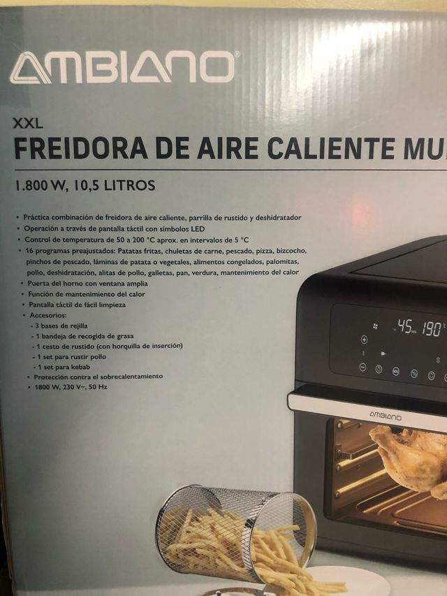 Freidora de Aire Ambiano XXL 10,5L