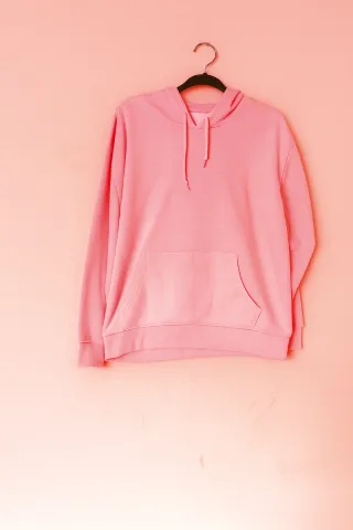 Sudadera Rosa con Capucha