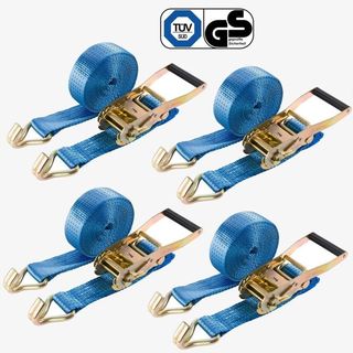 Set de 4 Correas tensoras AREBOS 6m 50mm