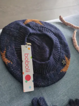 Guantes Boboli lana estrellas sin estrenar