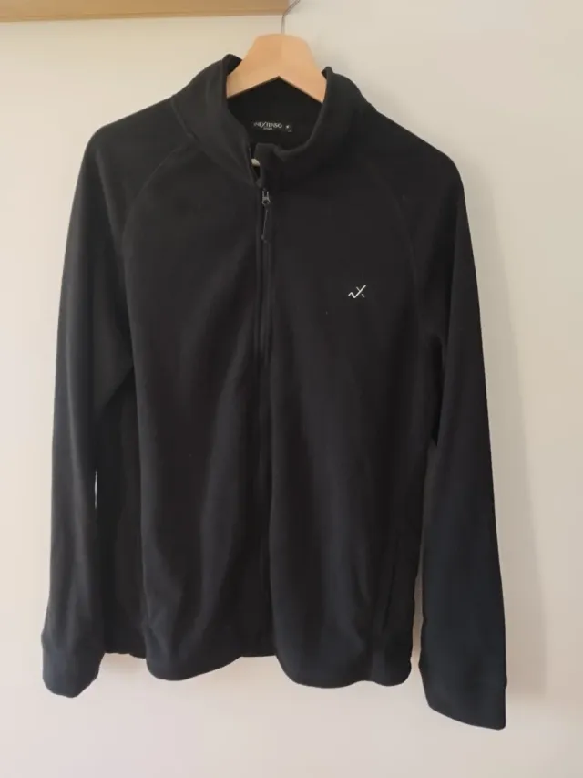 Chaqueta polar hombre negra