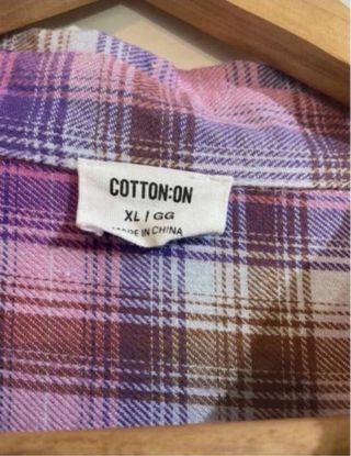 Camisa oversize de Cotton On cuadros