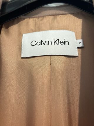 Abrigo Calvin Klein Beige