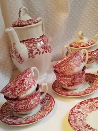 La Cartuja Juego de Café. X 6  Como nuevo. Ver fot