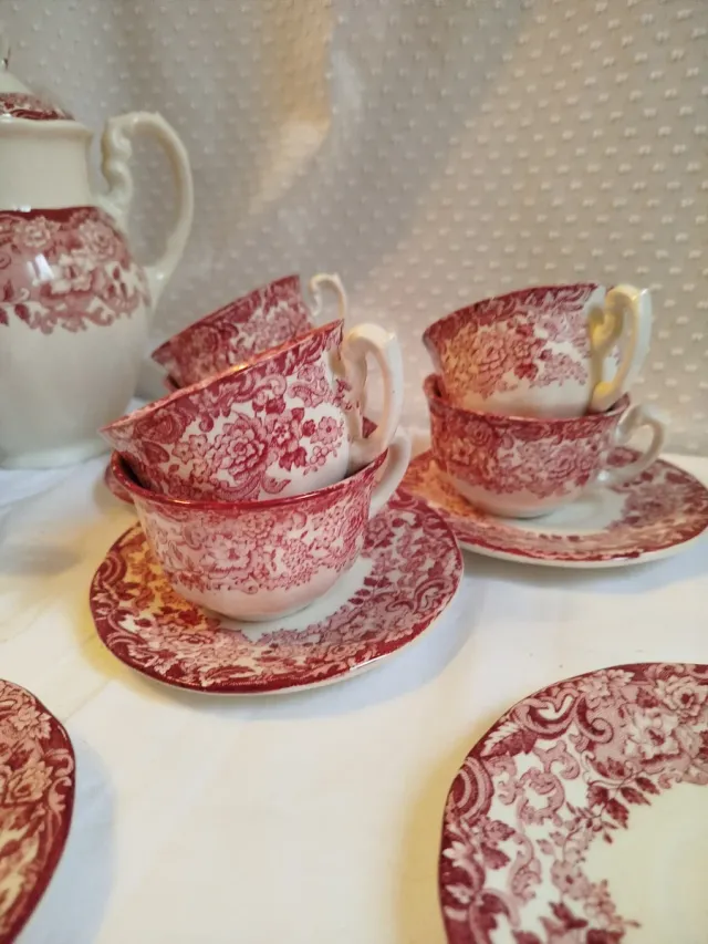 La Cartuja Juego de Café. X 6  Como nuevo. Ver fot