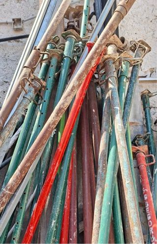 Venta de puntales metálicos de 3metros