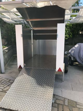 Remolque cerrado aluminio homologado